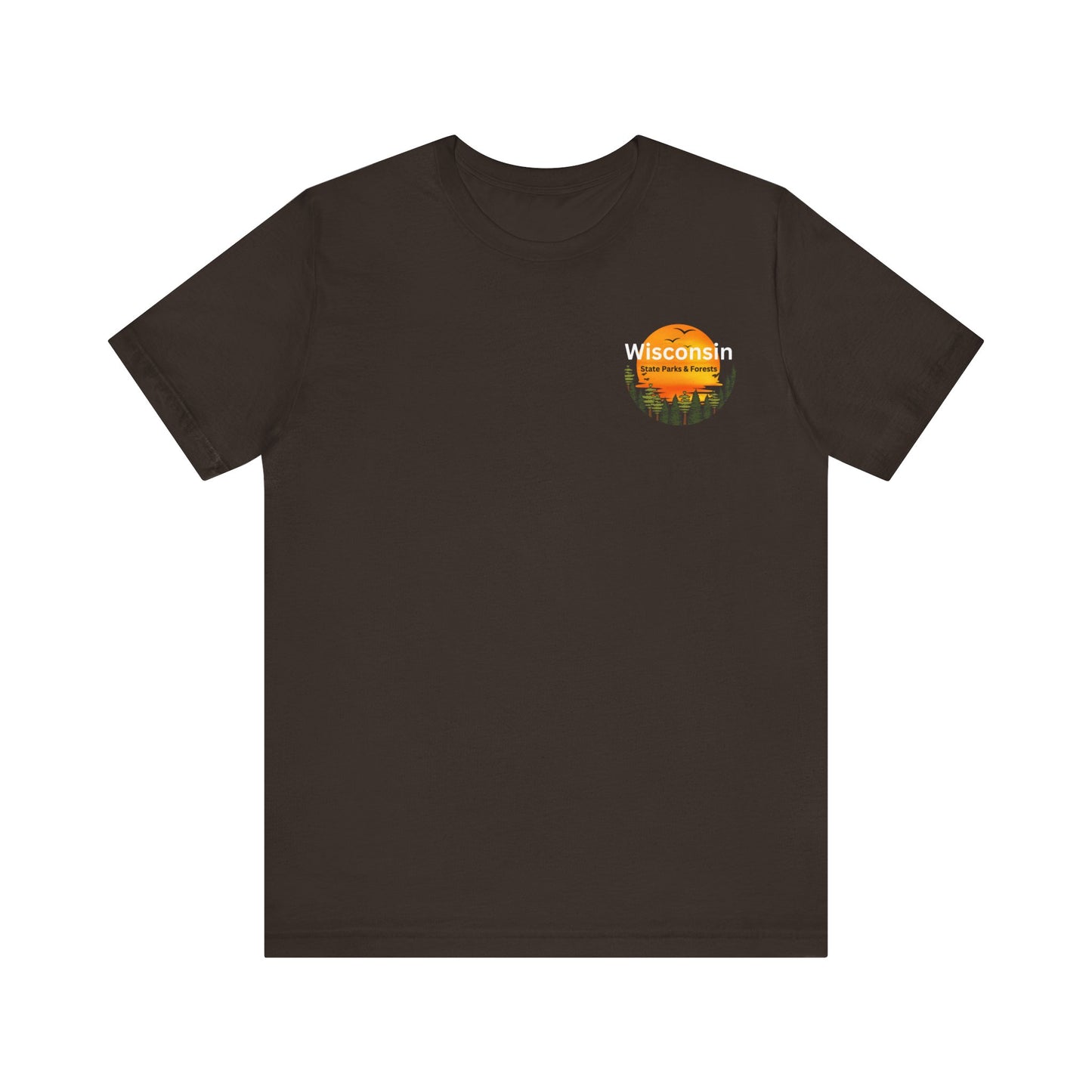 Brown Shirt with Wisconsin State Park printing