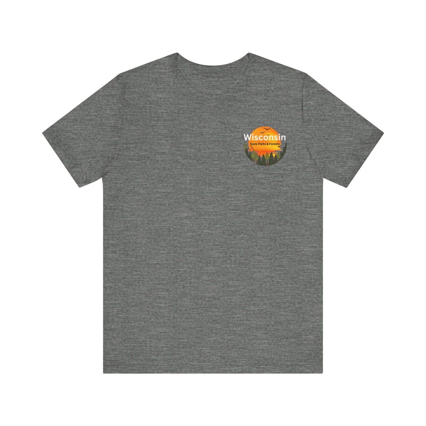 Heather Shirt with Wisconsin State Park printing