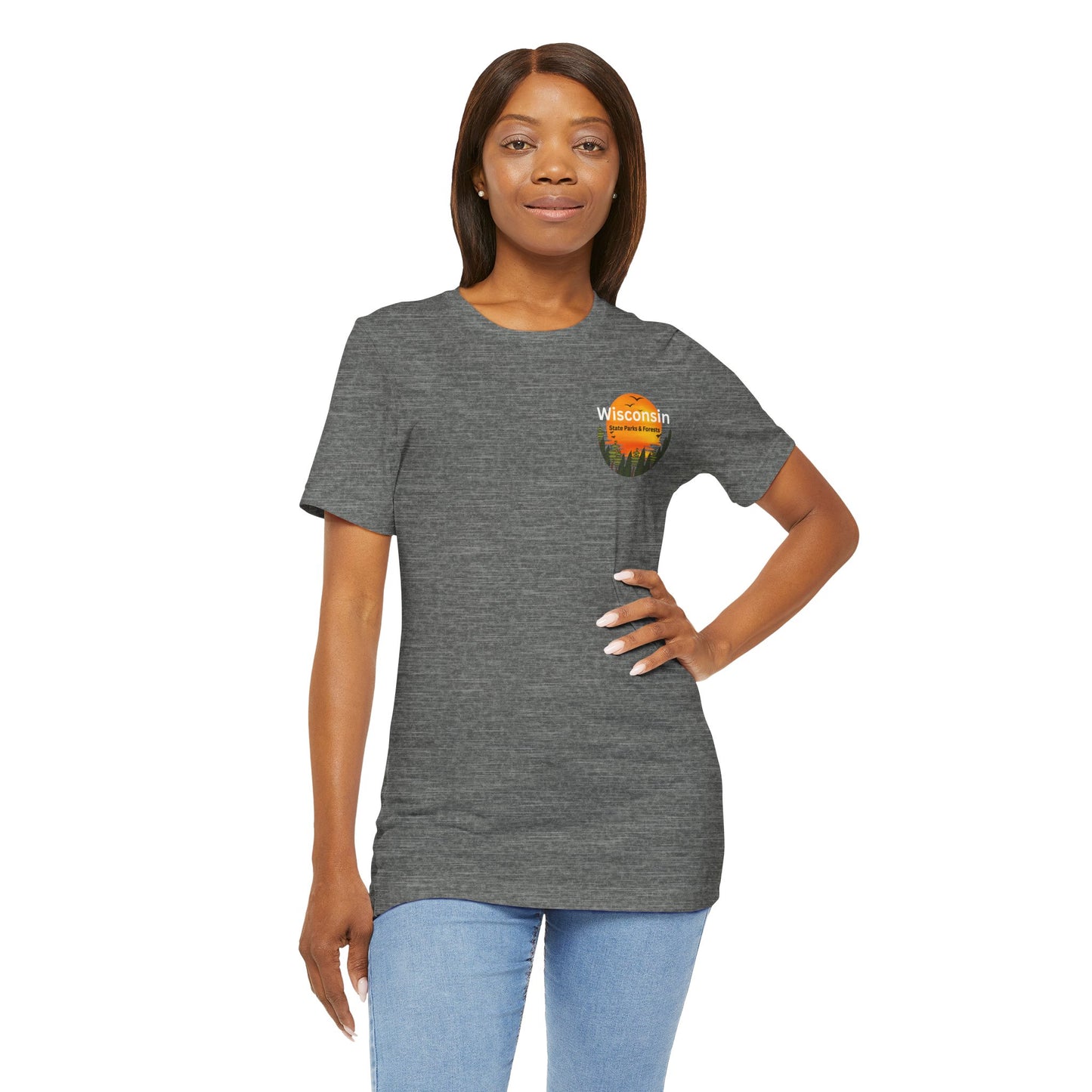 Heather shirt with state park design