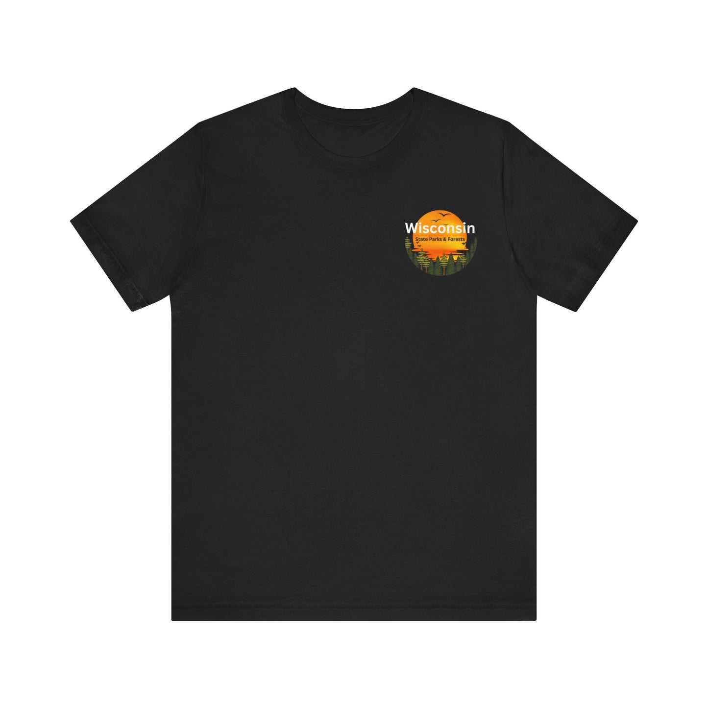 Black Shirt with Wisconsin State Park printing