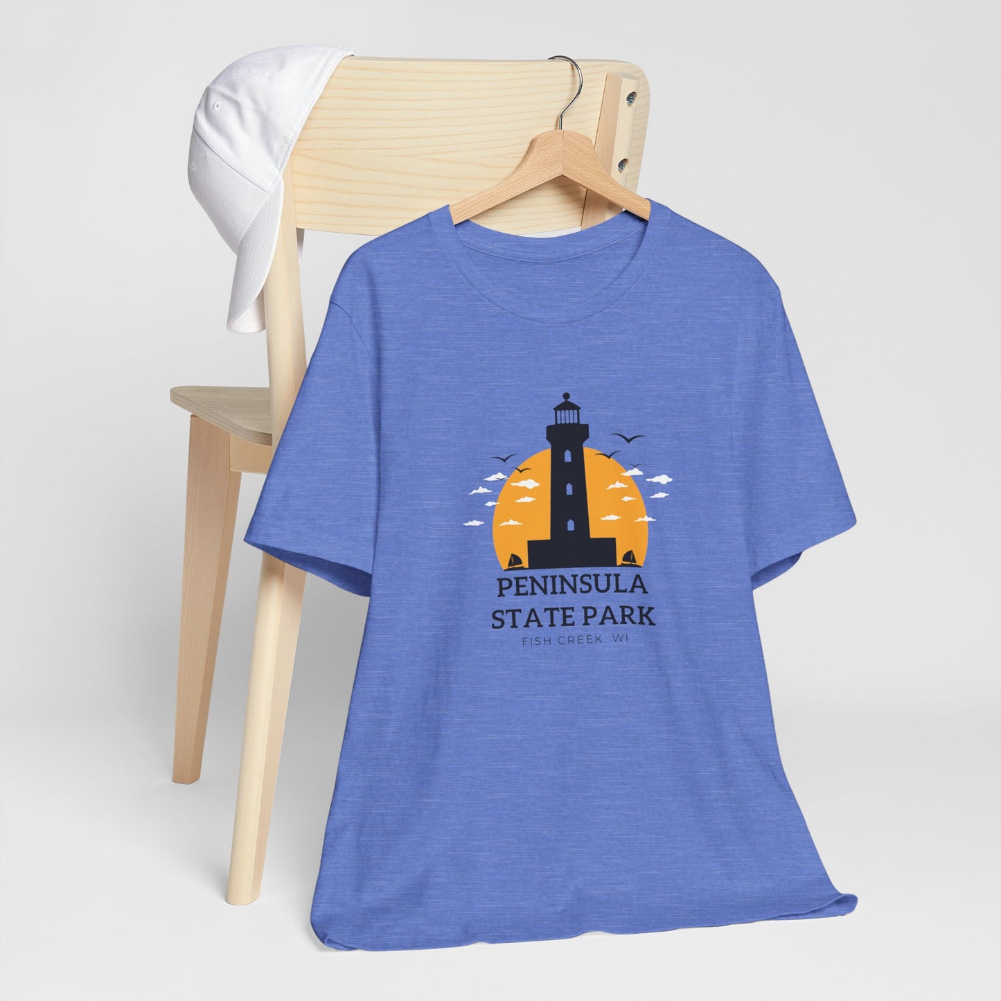 Heather Columbia Blue Peninsula state park tshirt