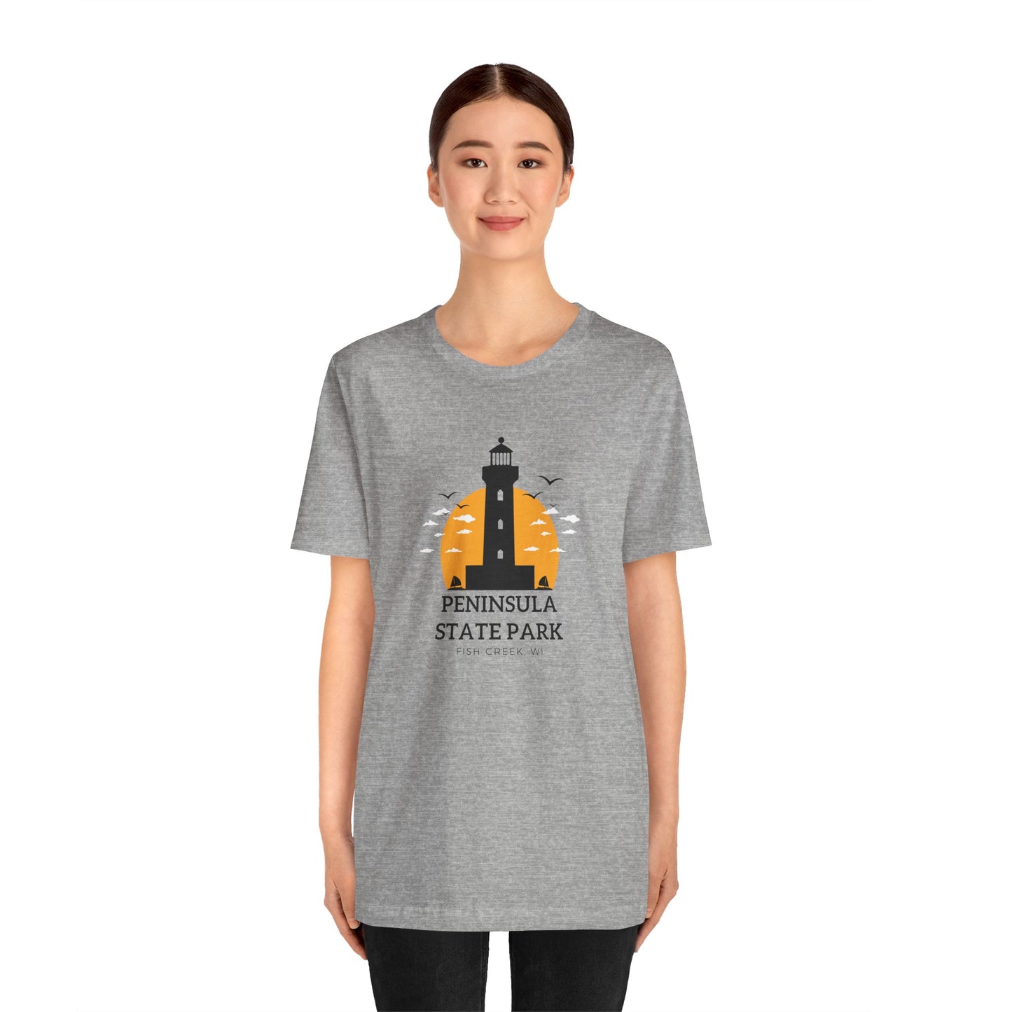Athletic grey Peninsula state park tshirt