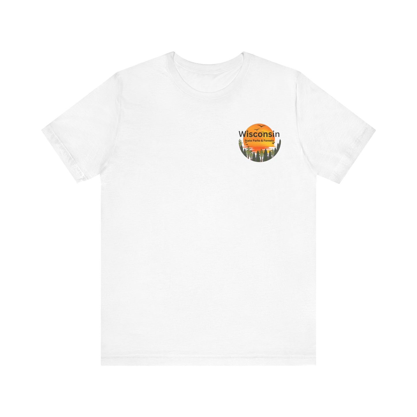 White Shirt with Wisconsin State Park printing
