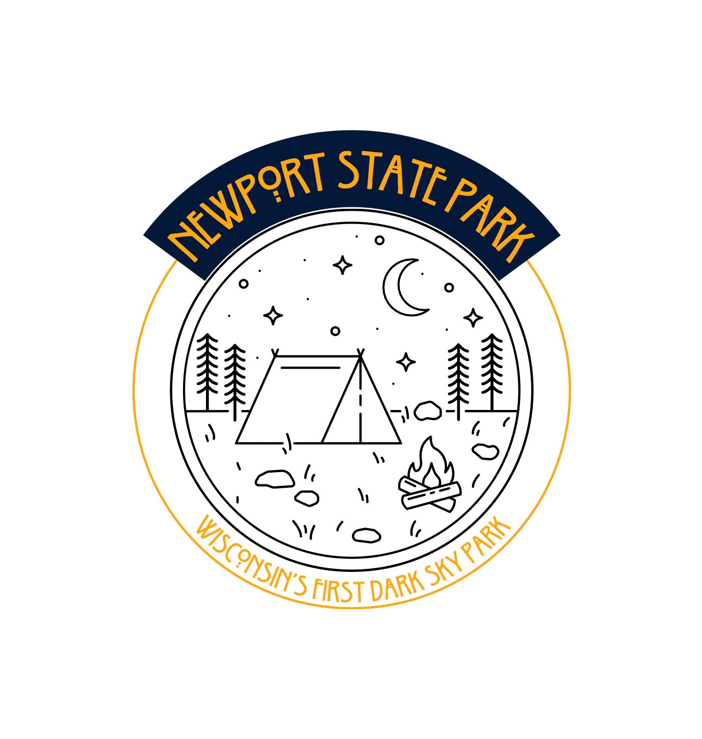 Newport shirt logo for light colors