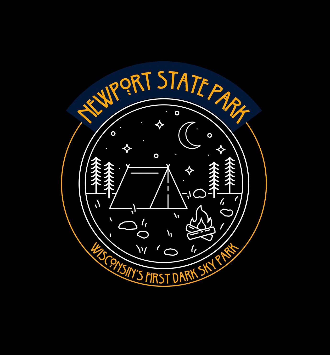 Newport shirt logo for dark colors