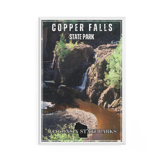 CCC inspired magnet design depicting Copper Falls.