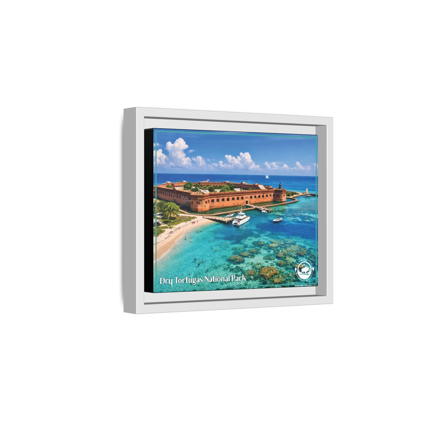 Dry Tortugas Framed Canvas Print