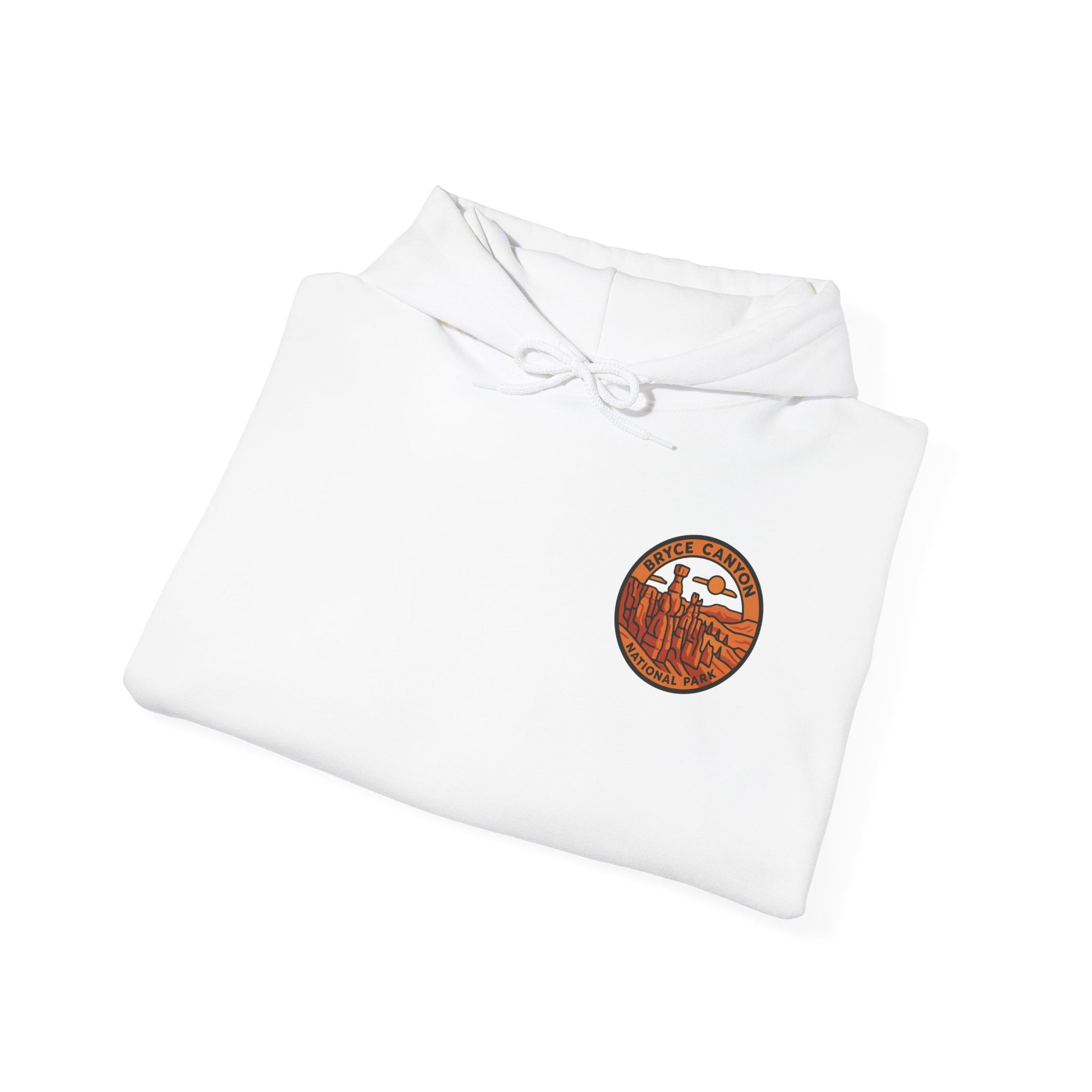 White shirt with a Bryce Canyon National Park logo on a white background