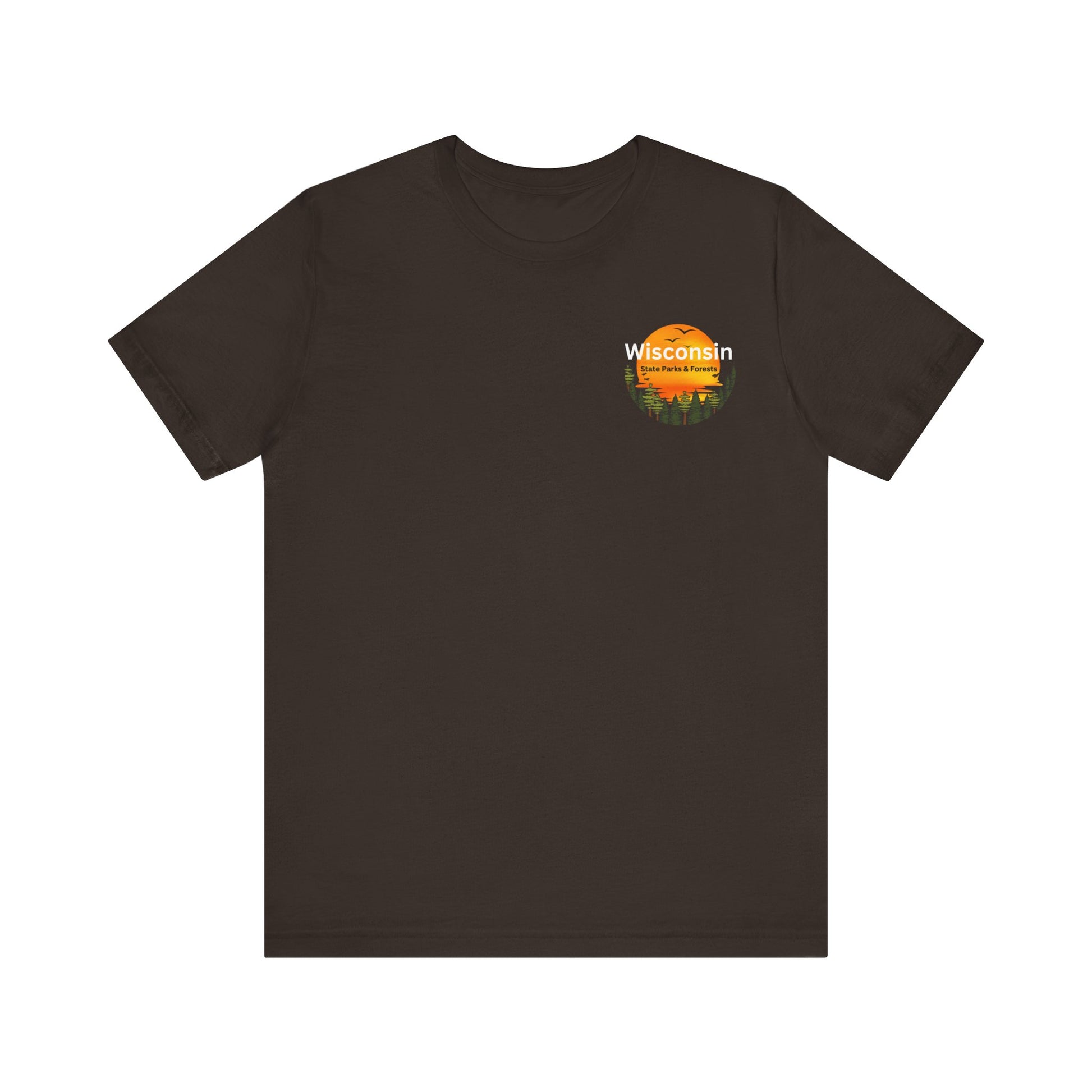 Brown Shirt with Wisconsin State Park printing