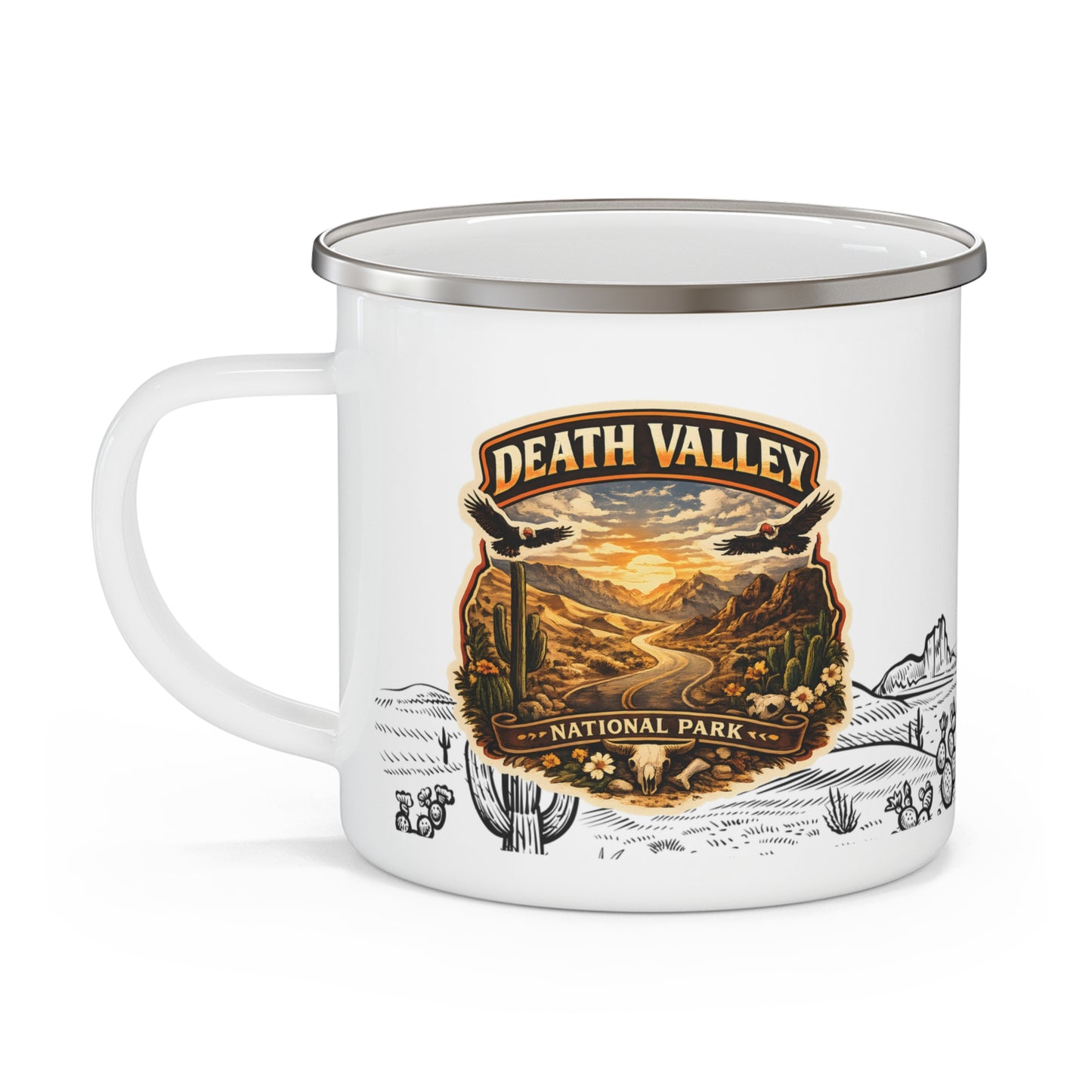 Mug with 'Death Valley National Park' design on a white background