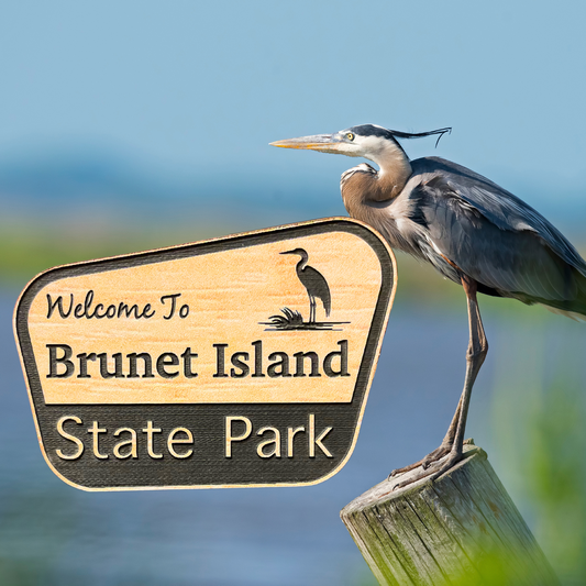 Brunet Island Welcome Magnet