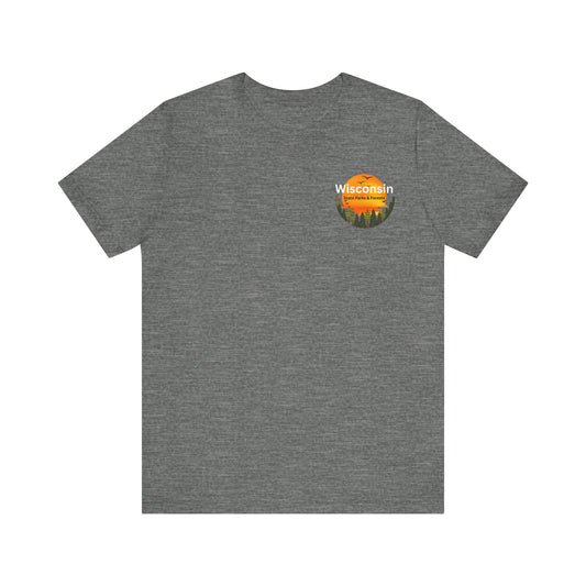 Heather Shirt with Wisconsin State Park printing