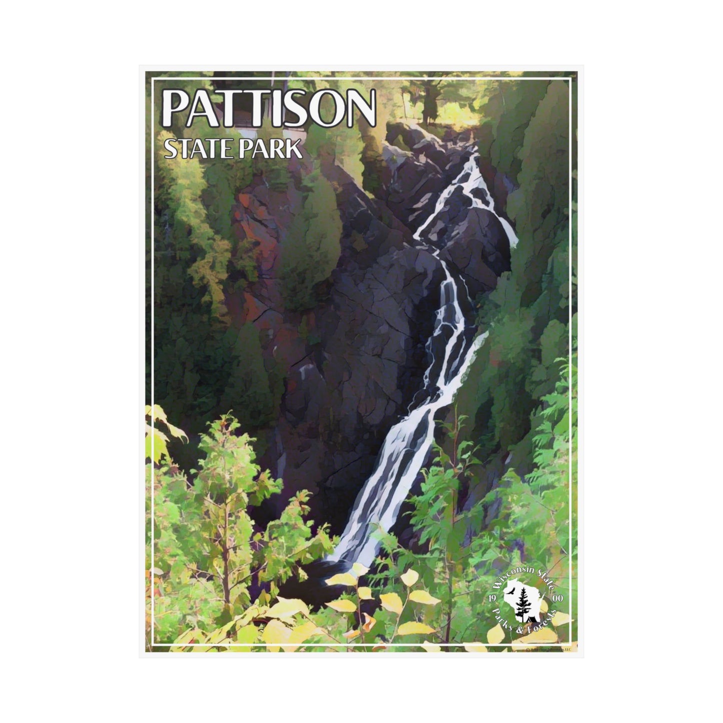 Pattison State Park CCC Poster