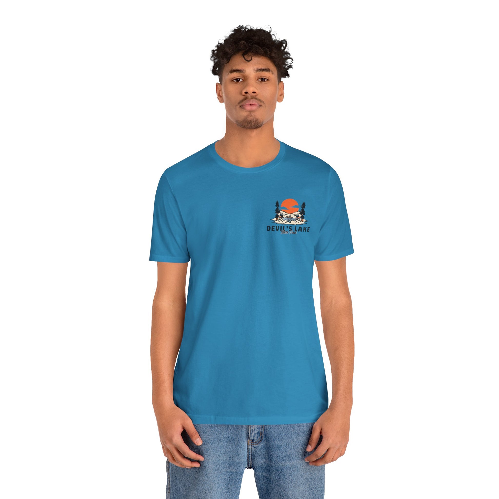 Devil’s Lake Unisex Jersey Short Sleeve Tee Front