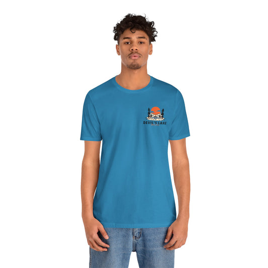 Devil’s Lake Unisex Jersey Short Sleeve Tee Front