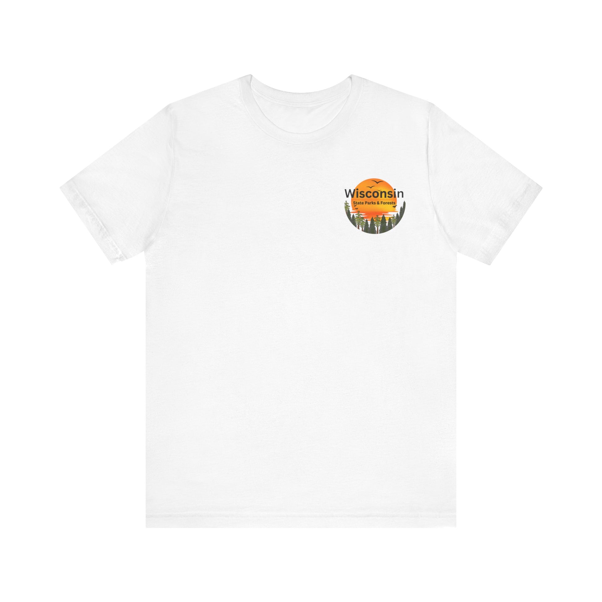 White Shirt with Wisconsin State Park printing