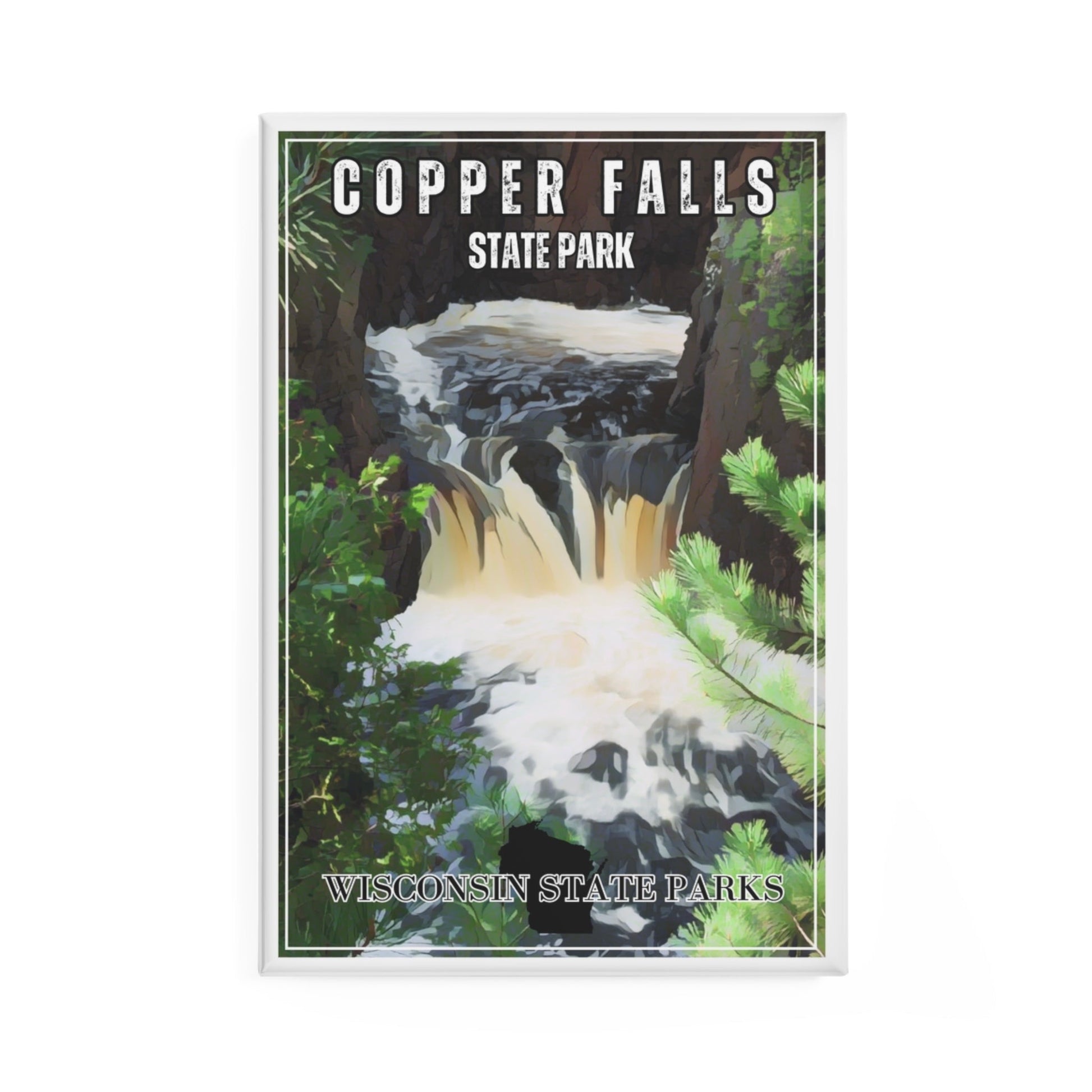 2x3” ccc inspired design of Copper Falls.