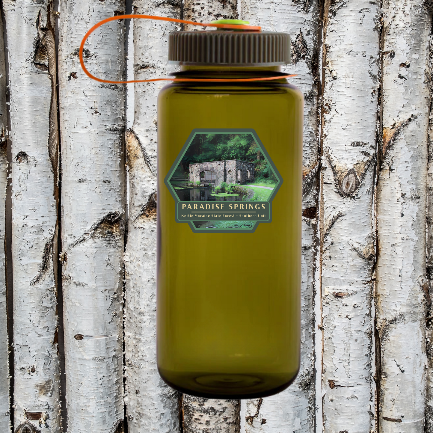 Paradise Springs Springhouse Sticker