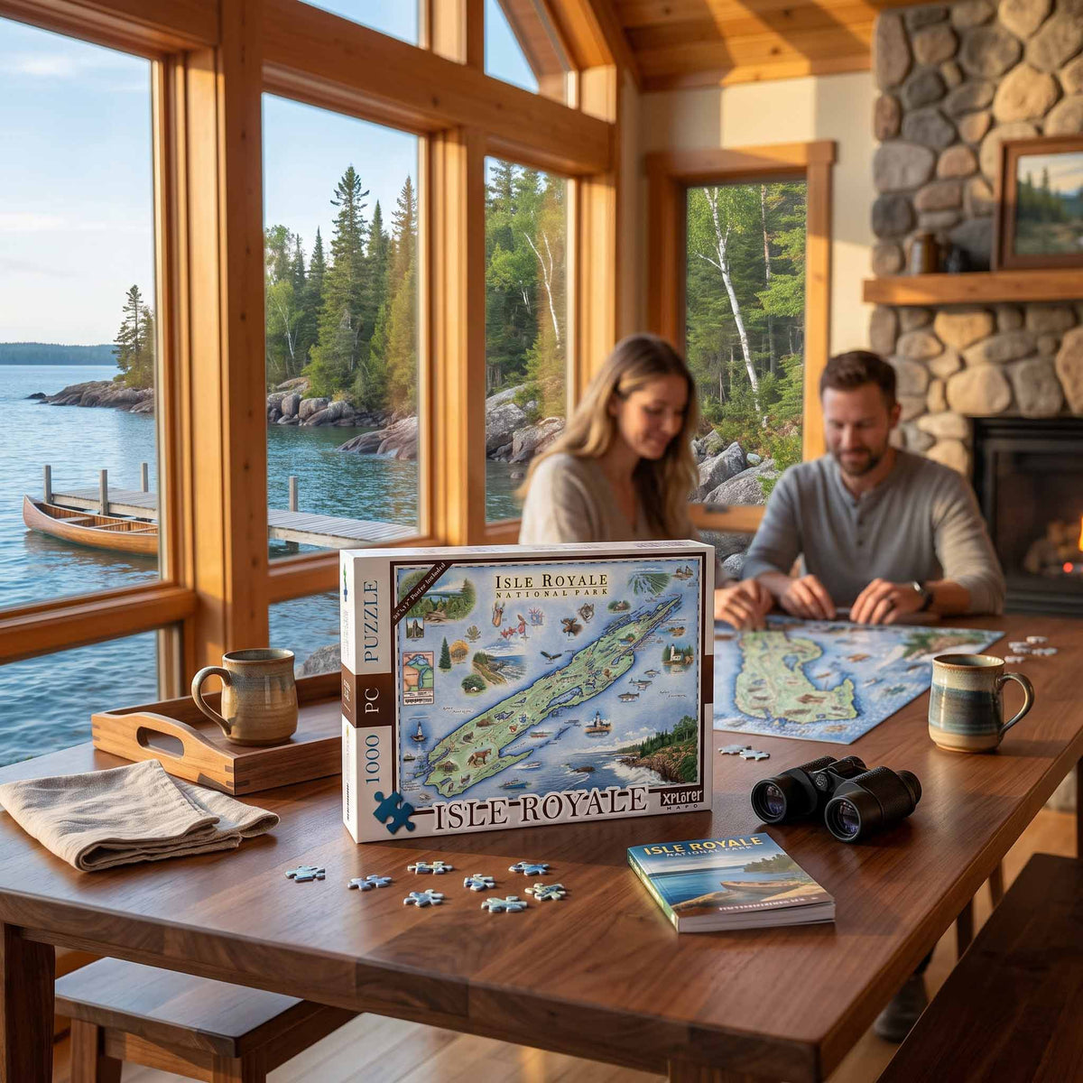 Isle Royale National Park Map Jigsaw Puzzle - 1000 Pieces