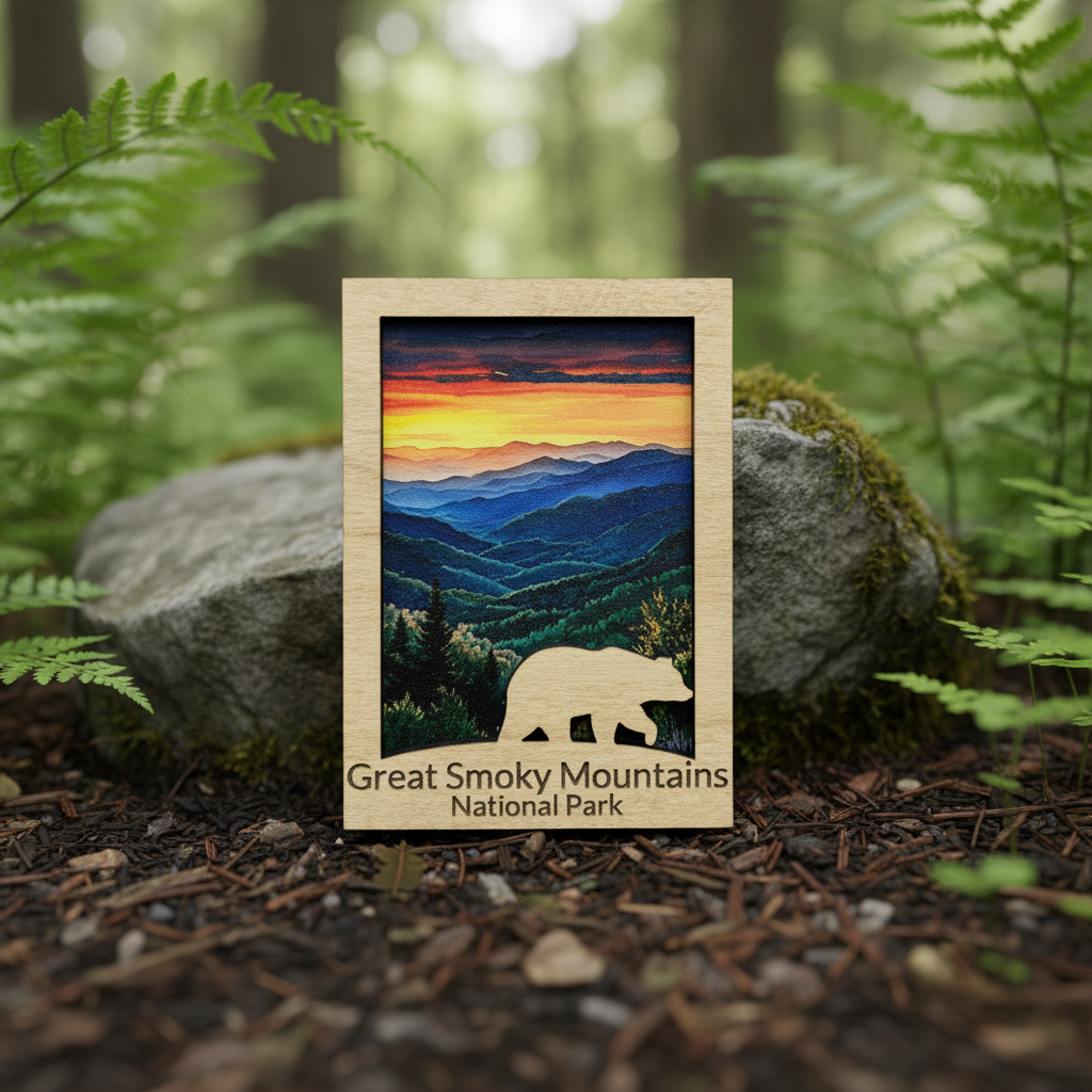 Smoky Mountains Magnet - Mossy Rock